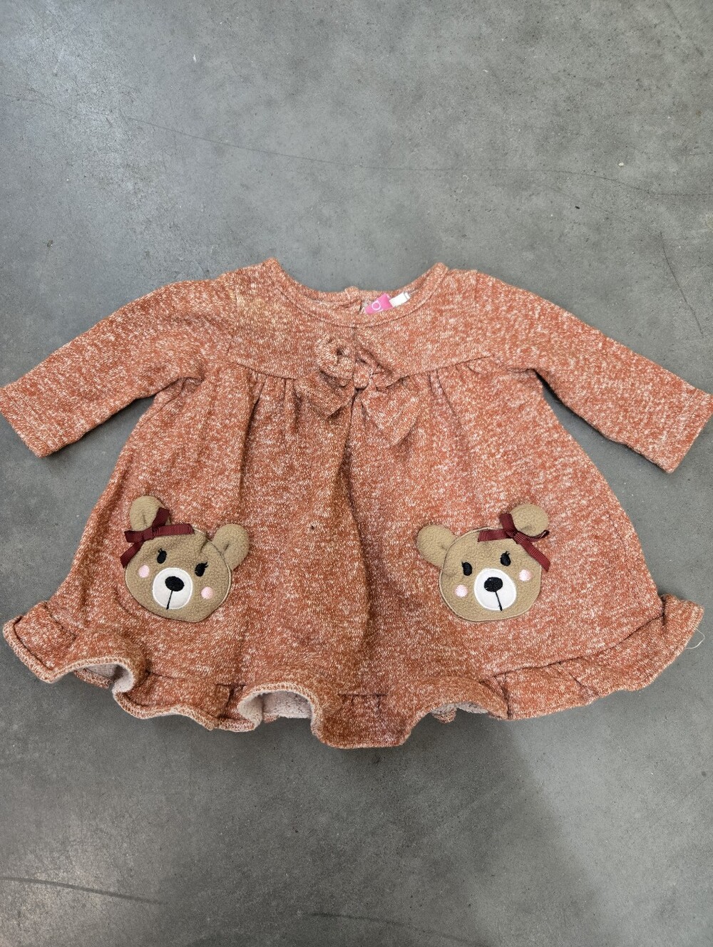 Good Lad Adorable Bears Baby Girl Dress 6 Months